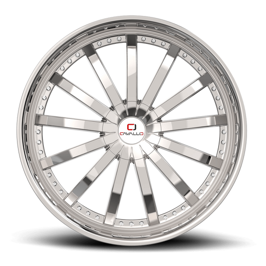 22" CAVALLO WHEELS CLV-53 CHROME