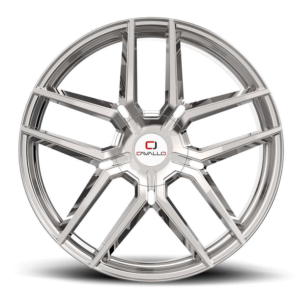 18×8.0 CAVALLO WHEELS CLV-55 CHROME