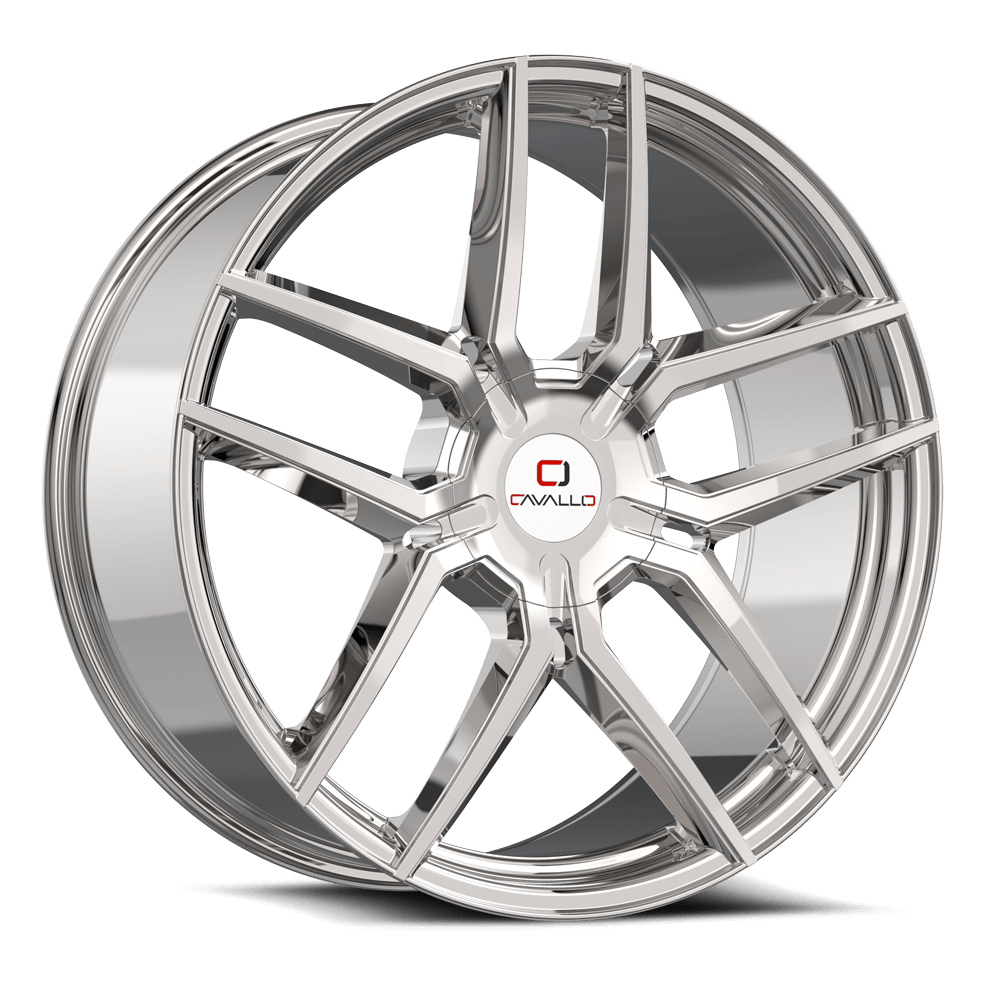 18×8.0 CAVALLO WHEELS CLV-55 CHROME