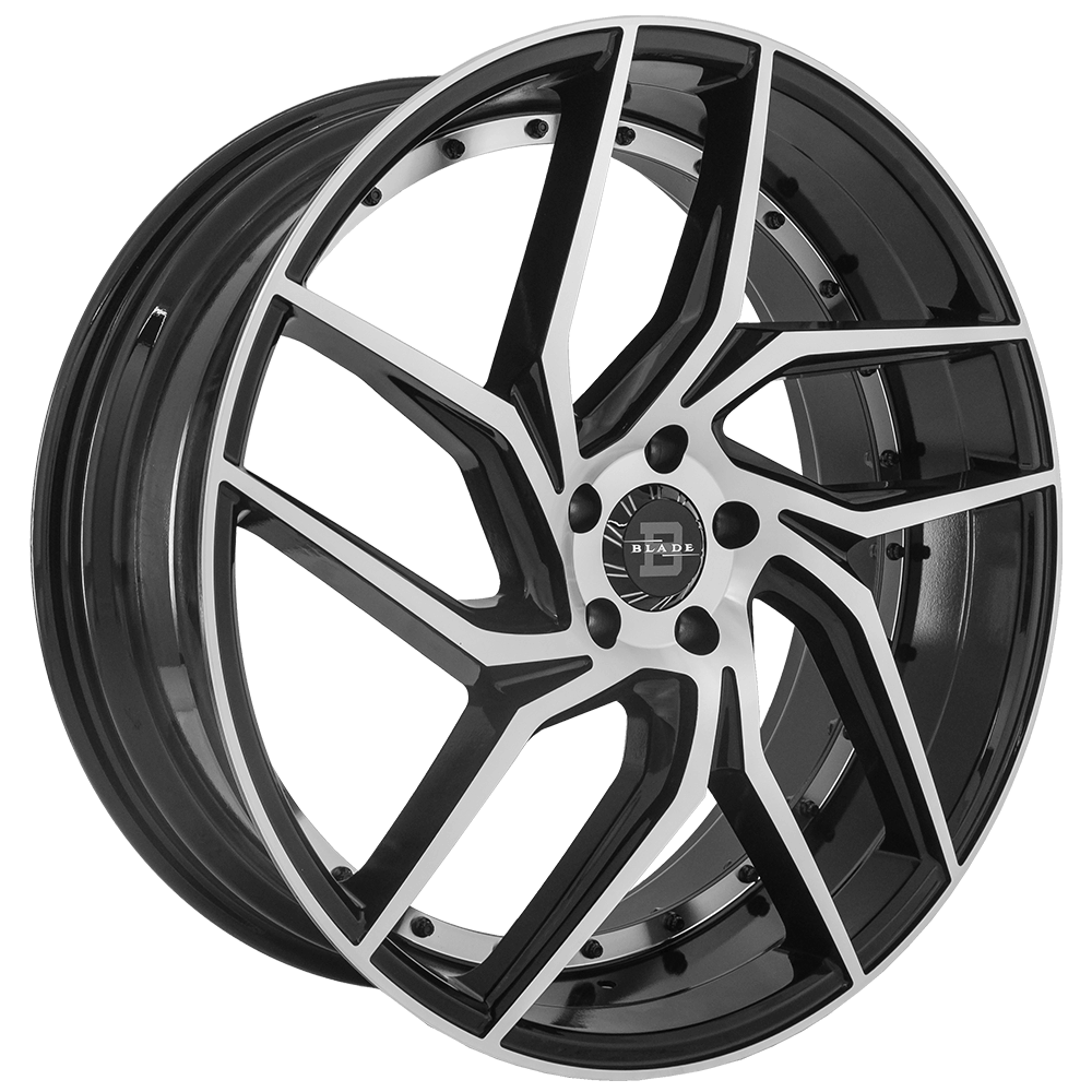 BLADE WHEELS BRVT-456 “ENZO” GLOSS BLACK MACHINED