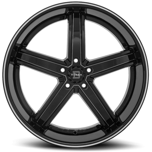 BLADE WHEELS BL-402-5S “PHARAOH” GLOSS BLACK MACHINED