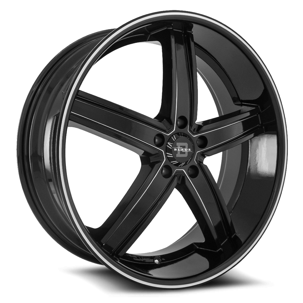 BLADE WHEELS BL-402-5S “PHARAOH” GLOSS BLACK MACHINED