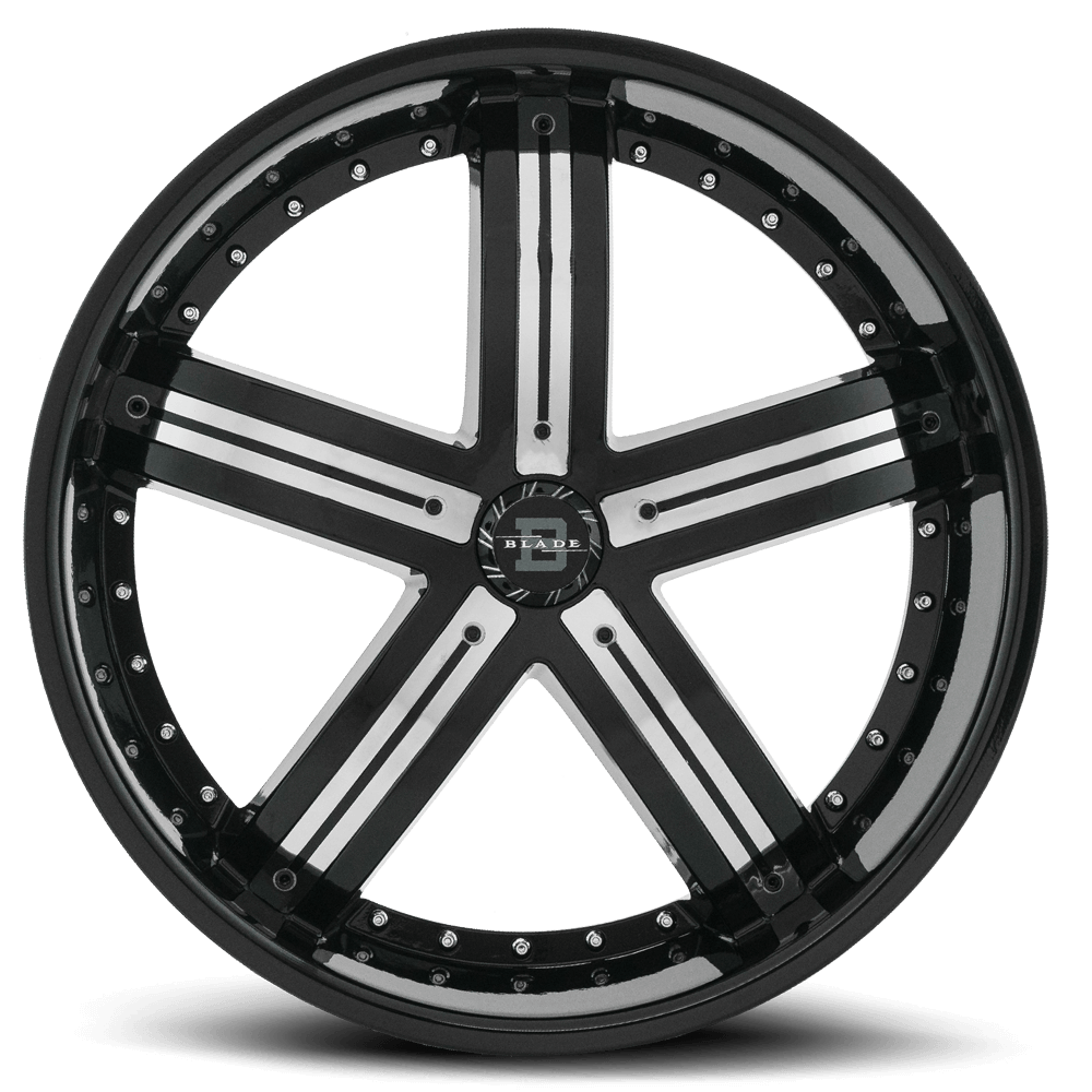 BLADE WHEELS BL-404 “RAIDER” GLOSS BLACK