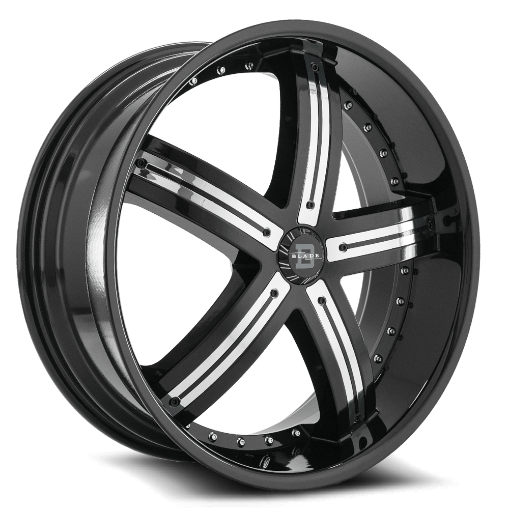 BLADE WHEELS BL-404 “RAIDER” GLOSS BLACK