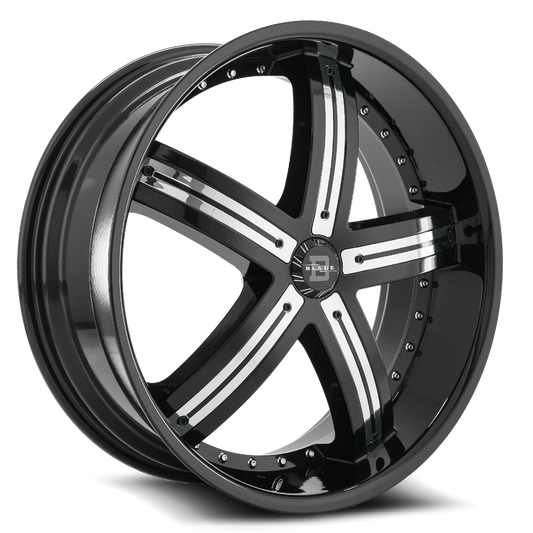 BLADE WHEELS BL-404 “RAIDER” GLOSS BLACK