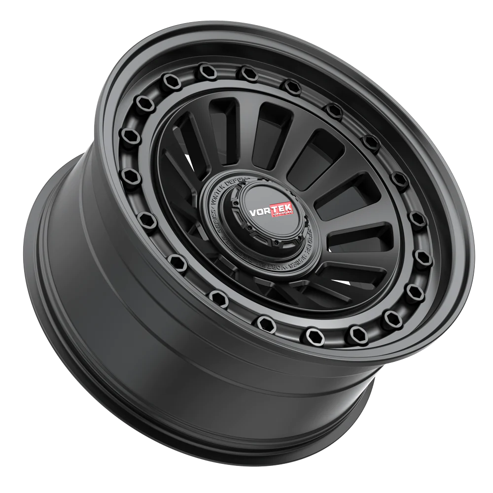 18×9 VORTEK WHEELS VRD-702 MATTE BLACK