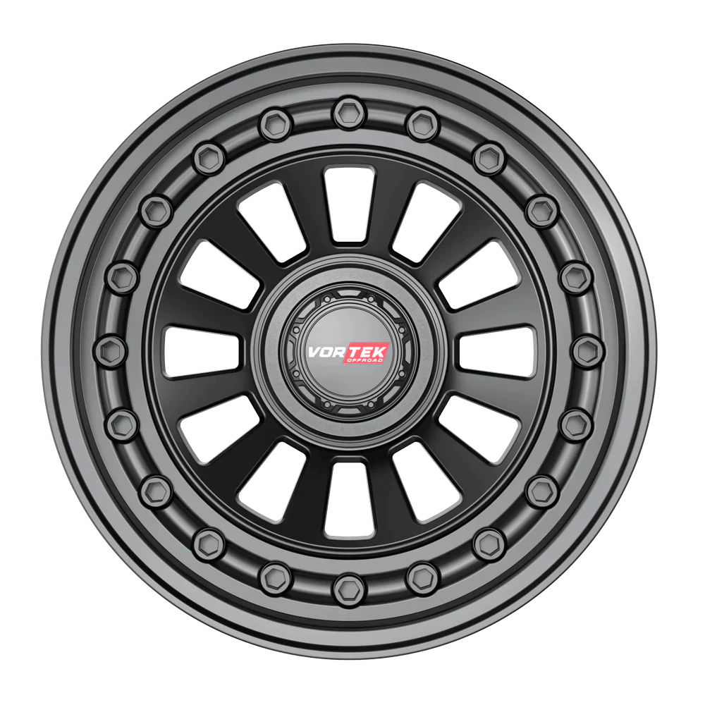 20×9.5 VORTEK WHEELS VRD-702 MATTE BLACK