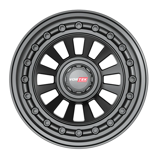 20×9.5 VORTEK WHEELS VRD-702 MATTE BLACK