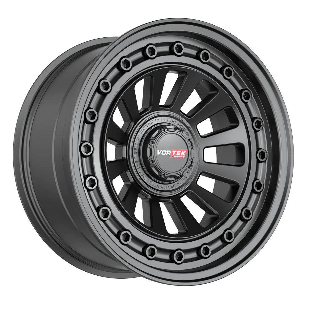 18×9 VORTEK WHEELS VRD-702 MATTE BLACK