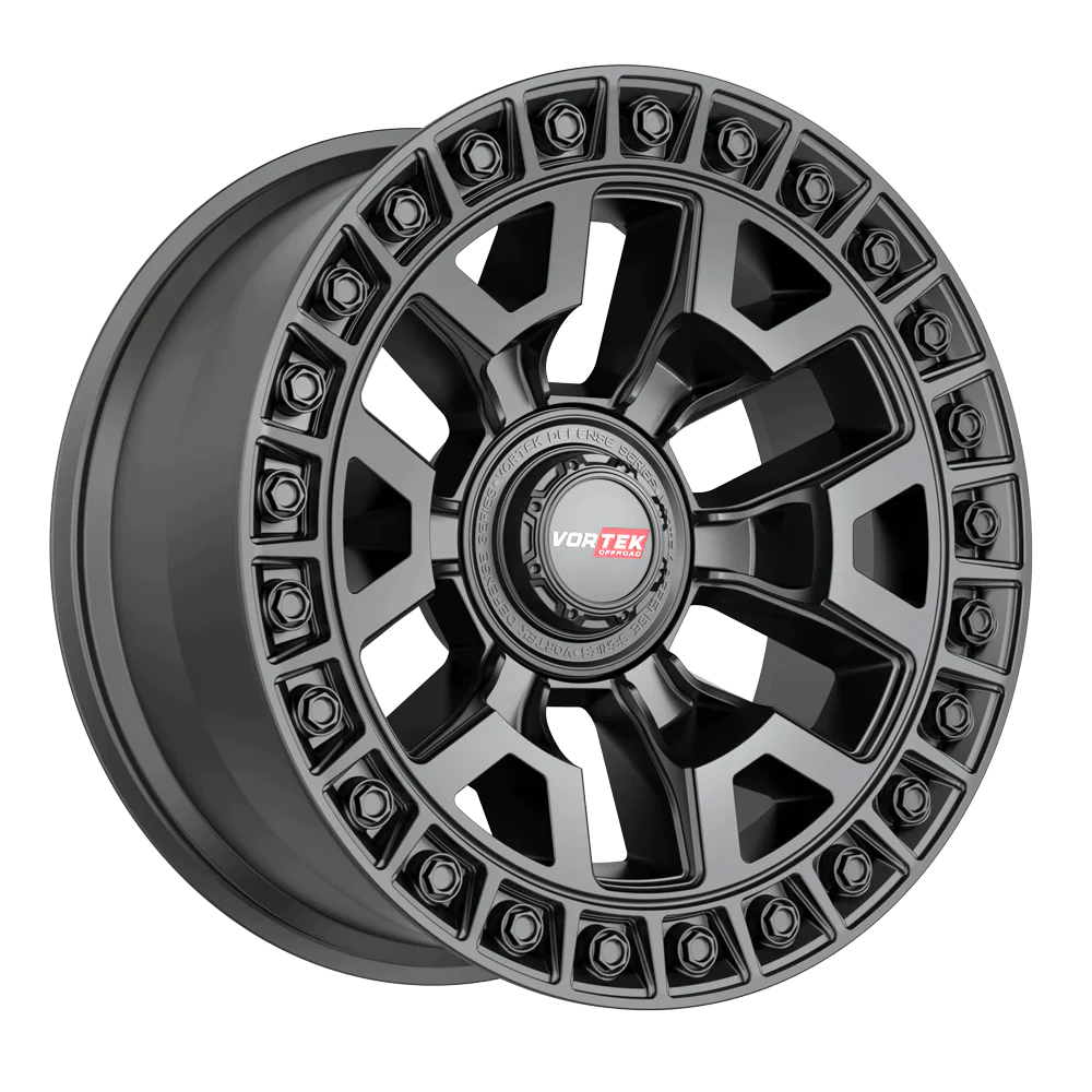 22X10 VORTEK WHEELS VRD-704 MATTE BLACK