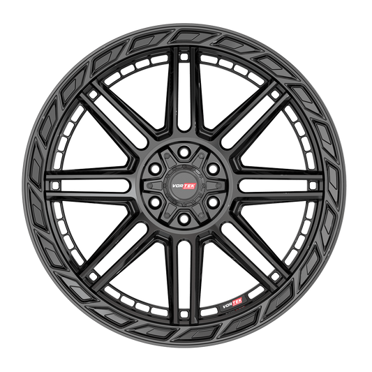 20X10 VORTEK WHEELS VRP-501 GLOSS BLACK