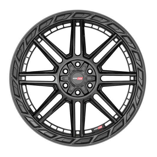 20×9 VORTEK WHEELS VRP-501 GLOSS BLACK