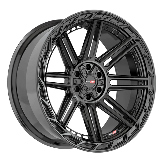 22X10 VORTEK WHEELS VRP-501 GLOSS BLACK