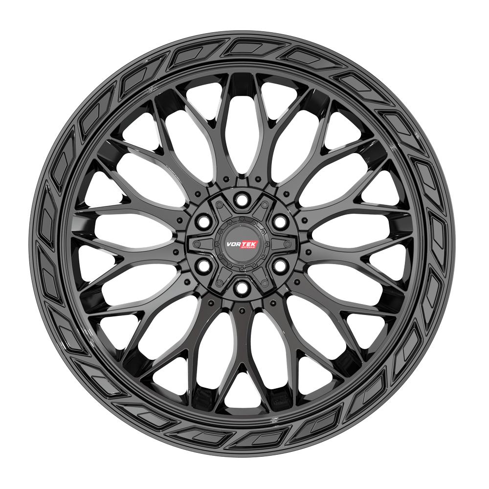 20X10 VORTEK WHEELS VRP-503 GLOSS BLACK