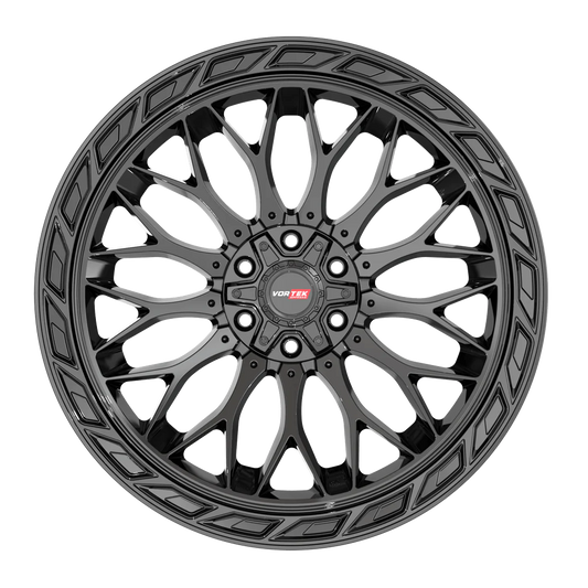 20×9 VORTEK WHEELS VRP-503 GLOSS BLACK