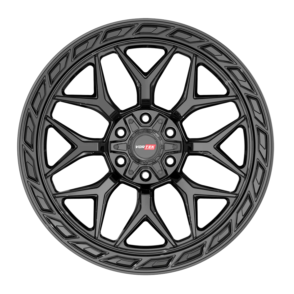 20×9 VORTEK WHEELS VRP-504 GLOSS BLACK