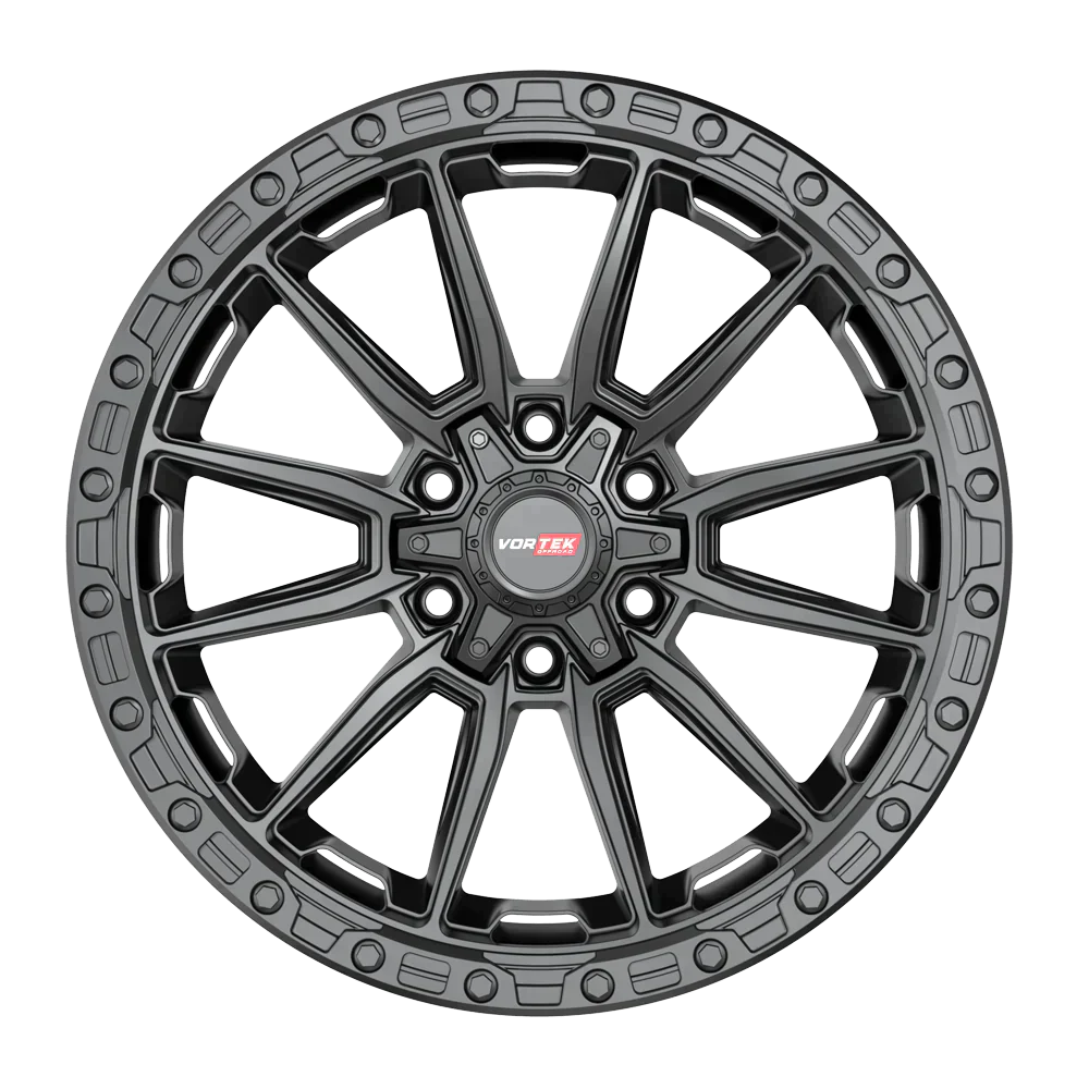 22X12 VORTEK WHEELS VRT-601 MATTE BLACK