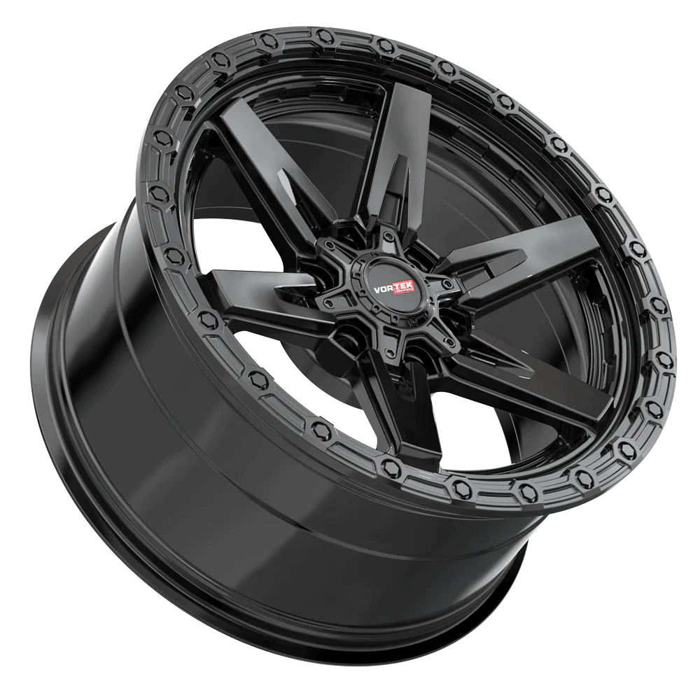 20X10 VORTEK WHEELS VRT-602 SATIN BLACK