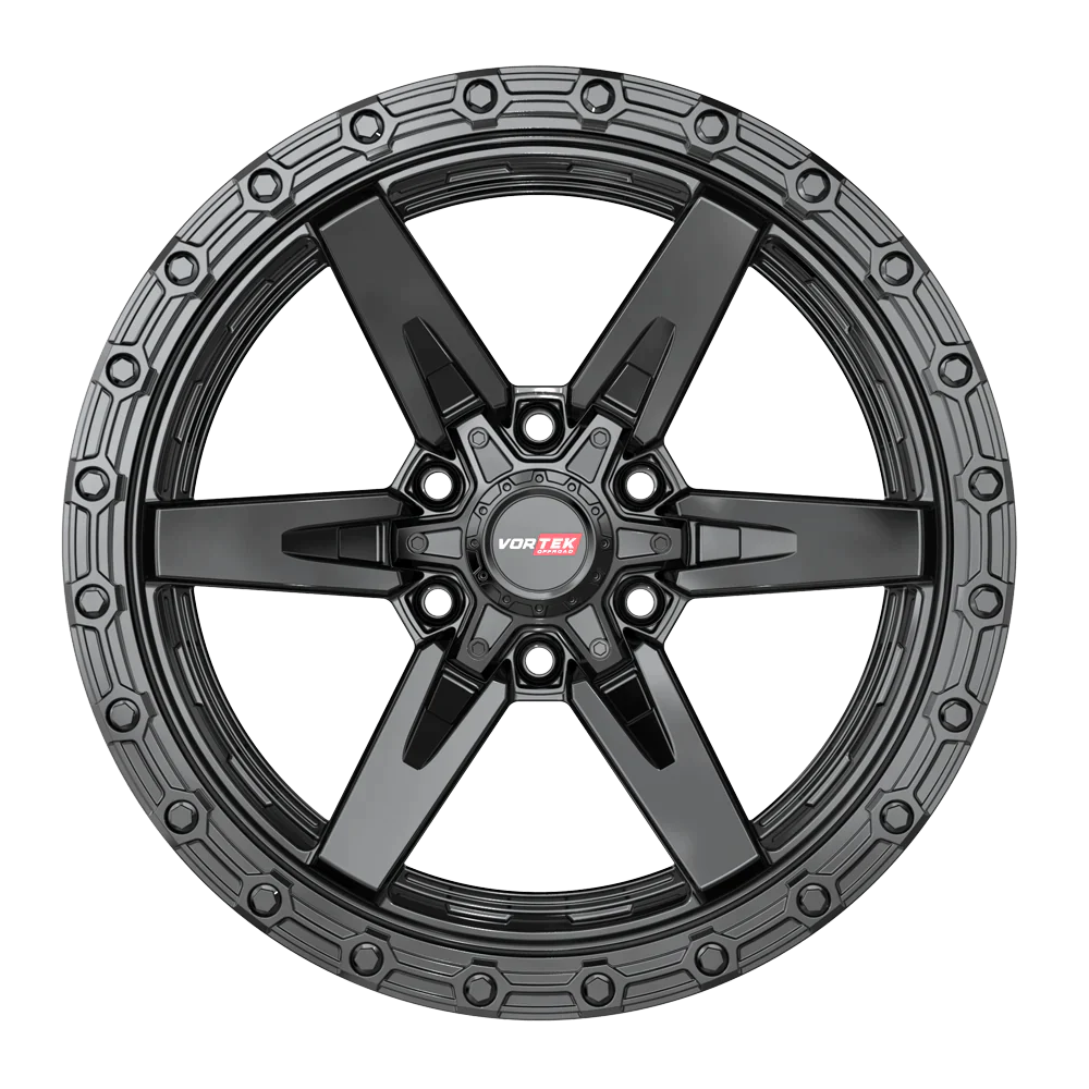 20X10 VORTEK WHEELS VRT-602 SATIN BLACK