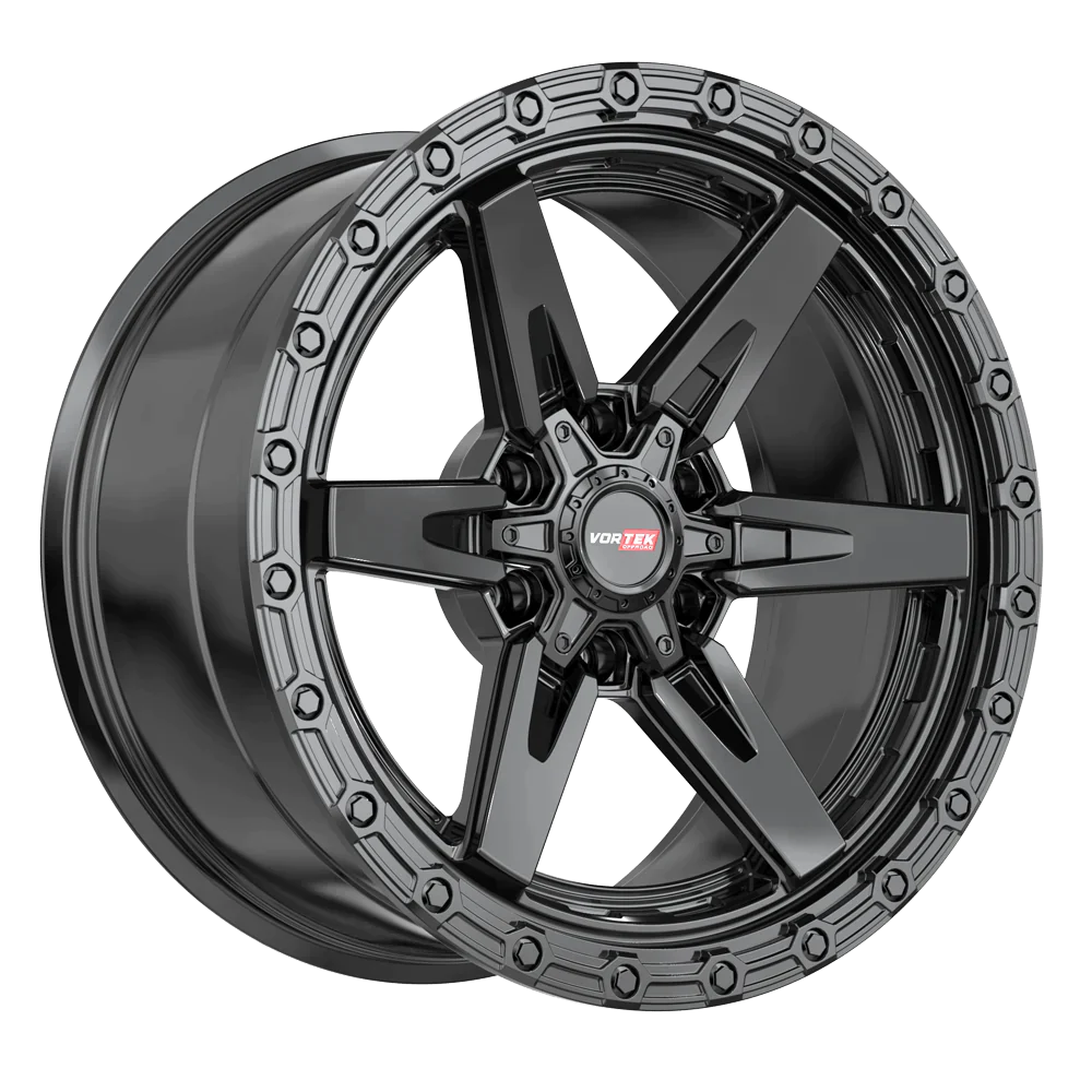 20X10 VORTEK WHEELS VRT-602 SATIN BLACK