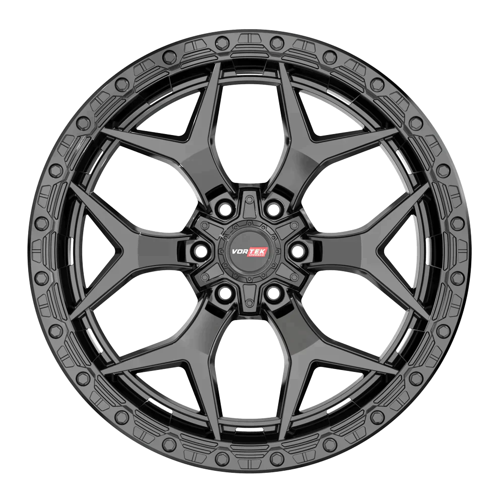 22X12 VORTEK WHEELS VRT-603 SATIN BLACK