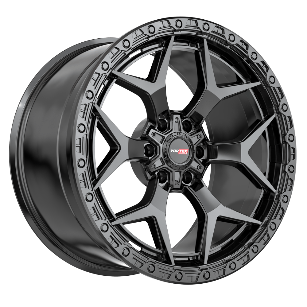 17×9 VORTEK WHEELS VRT-603 SATIN BLACK