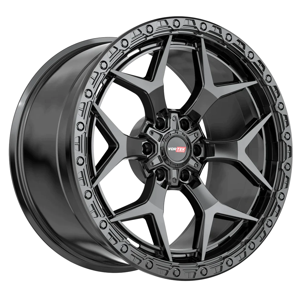 22X12 VORTEK WHEELS VRT-603 SATIN BLACK