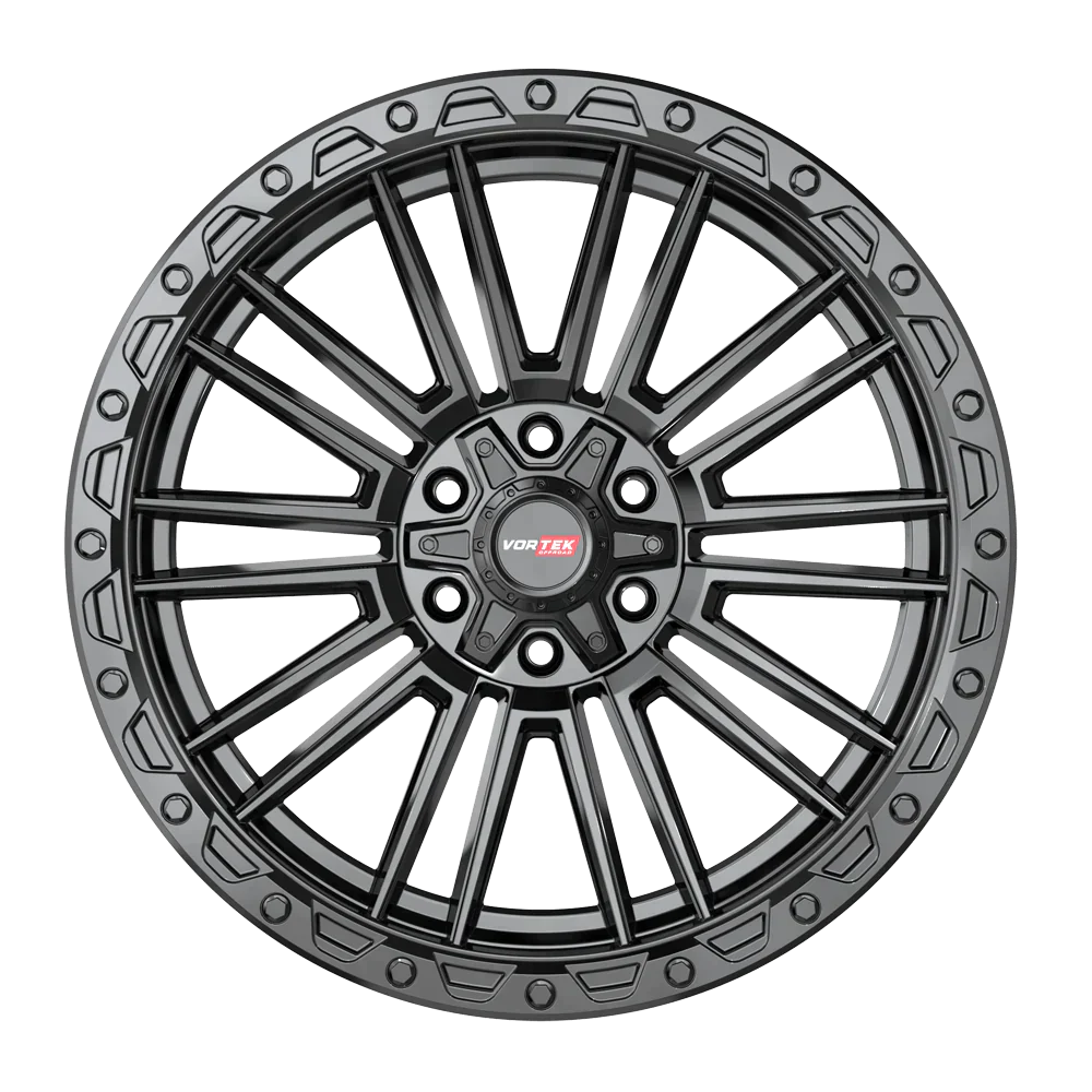 22X10 VORTEK WHEELS VRT-604 MATTE BLACK