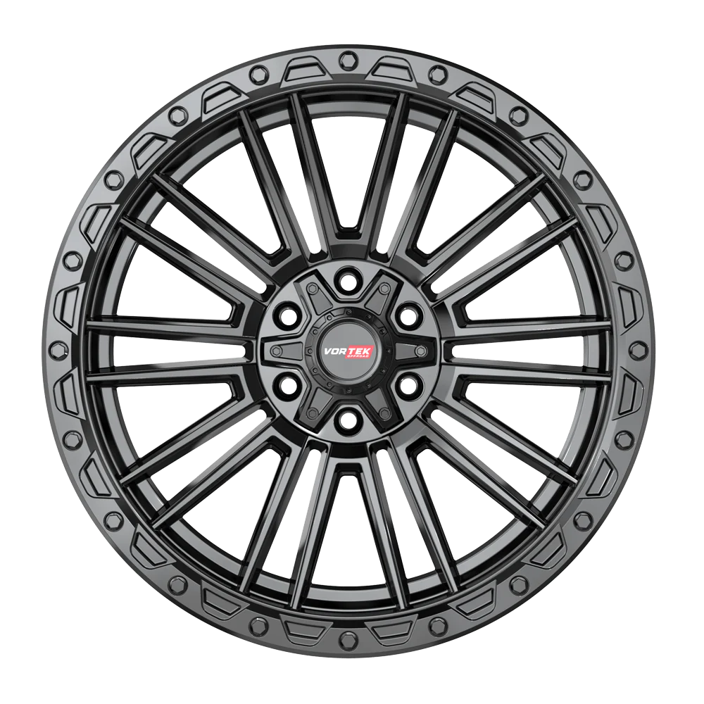 18×9 VORTEK WHEELS VRT-604 SATIN BLACK