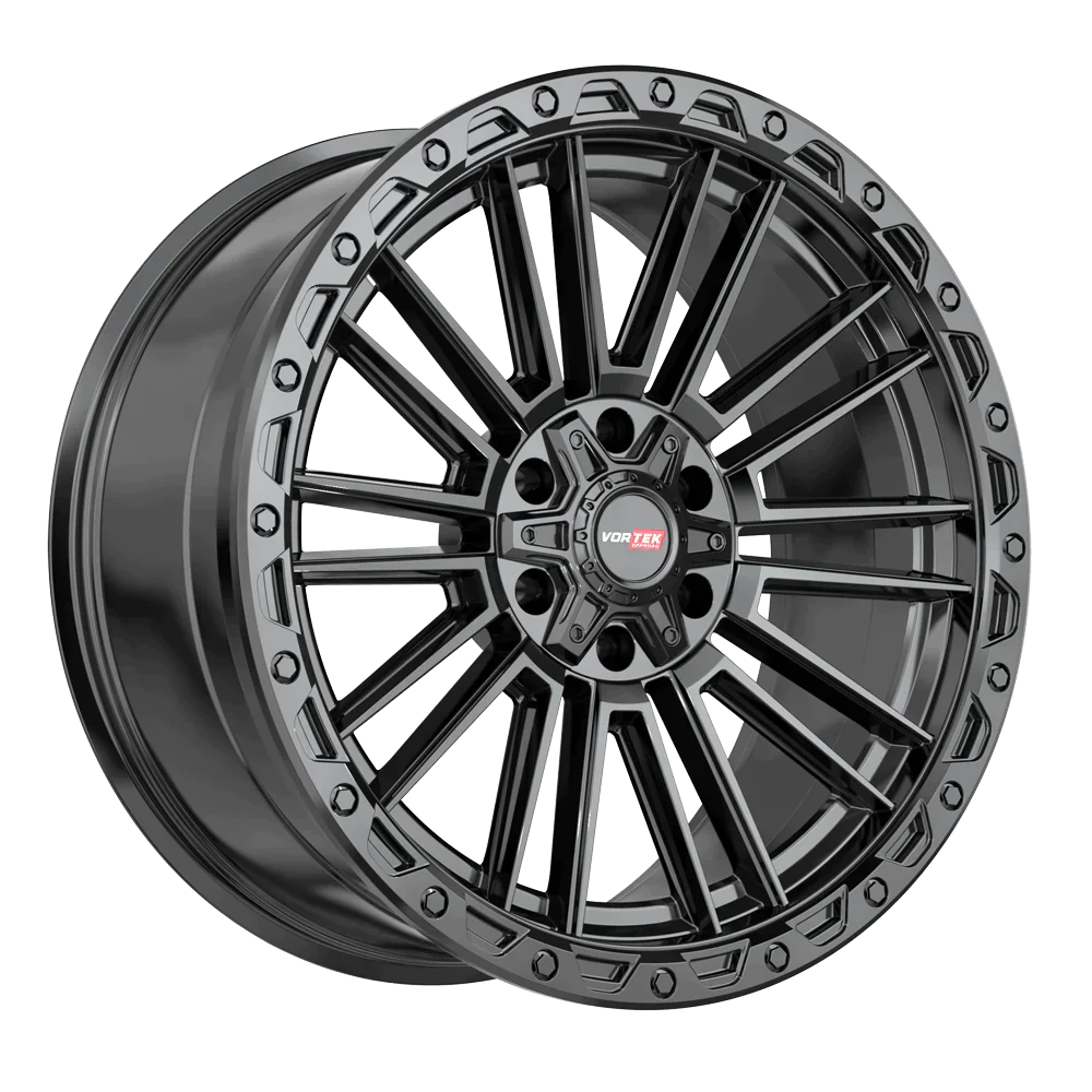 22X10 VORTEK WHEELS VRT-604 SATIN BLACK