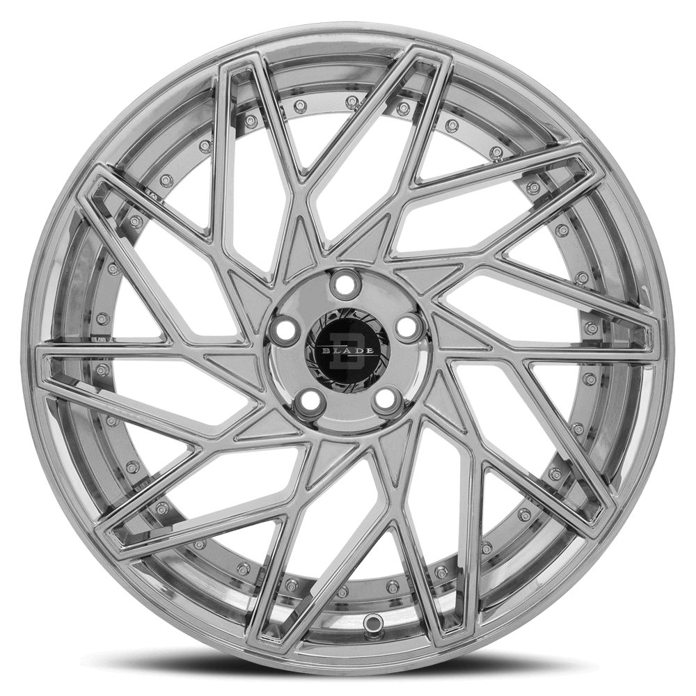 BLADE WHEELS BRVT-455 “VENZO” SILVER MACHINED