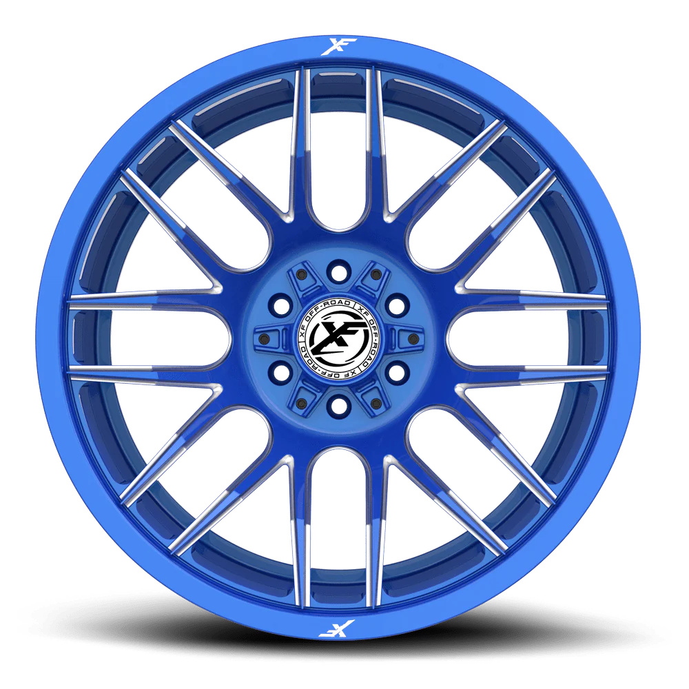 18X9.0 XF OFF-ROAD XF-232 ANODIZED BLUE & MILLED