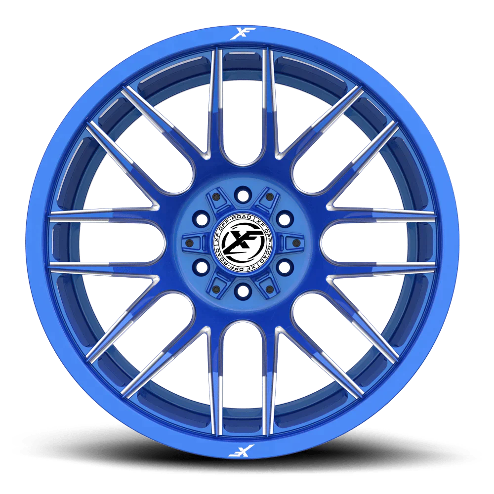 20X12 XF OFF-ROAD XF-232 ANODIZED BLUE & MILLED