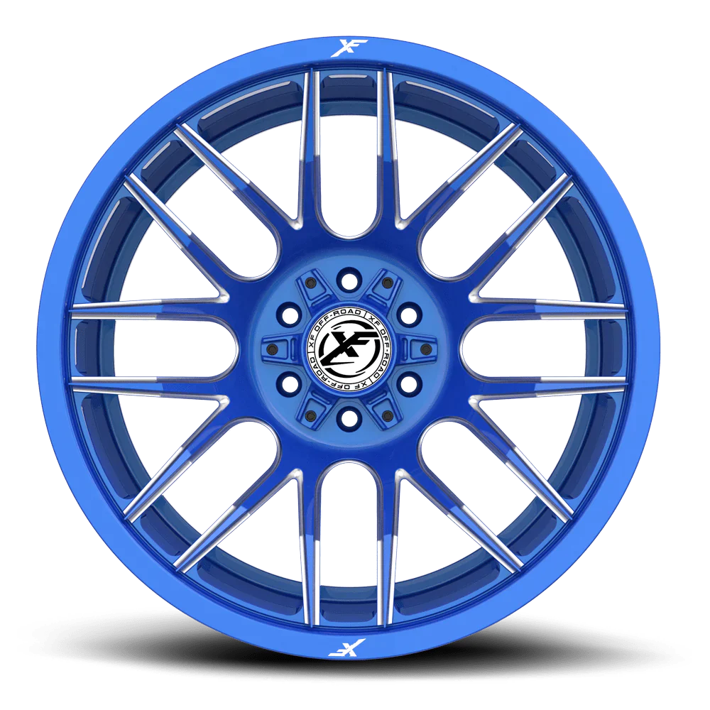 20X10 XF OFF-ROAD XF-232 ANODIZED BLUE & MILLED