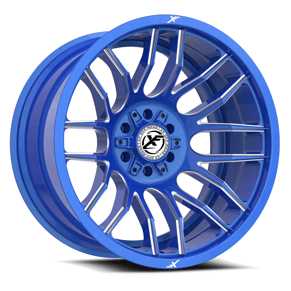 22X10 XF OFF-ROAD XF-232 ANODIZED BLUE & MILLED