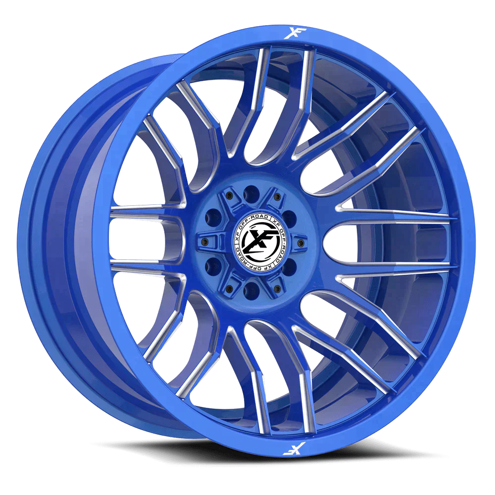 22X12 XF OFF-ROAD XF-232 ANODIZED BLUE & MILLED