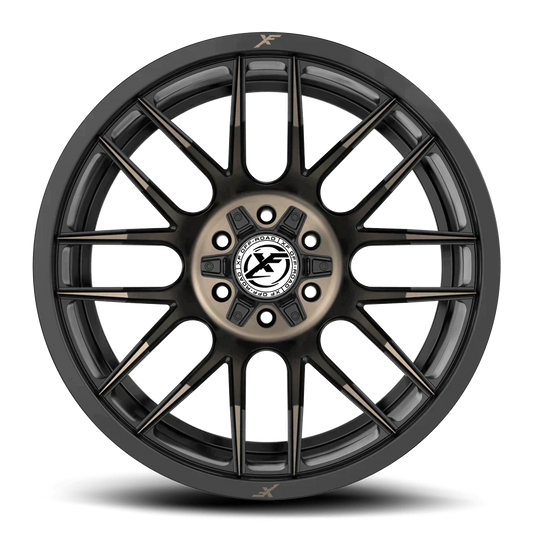 24X10 XF OFF-ROAD XF-232 SATIN BLACK & BRONZE
