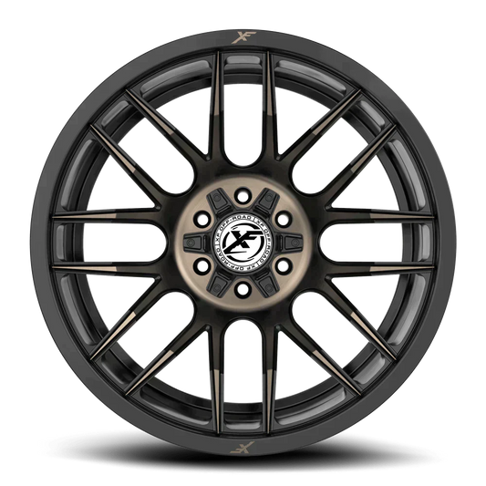 24X12 XF OFF-ROAD XF-232 SATIN BLACK & BRONZE
