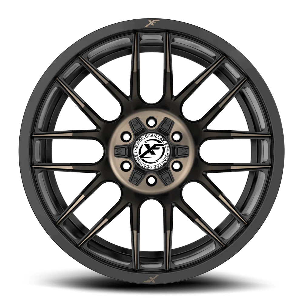 20X12 XF OFF-ROAD XF-232 SATIN BLACK & BRONZE