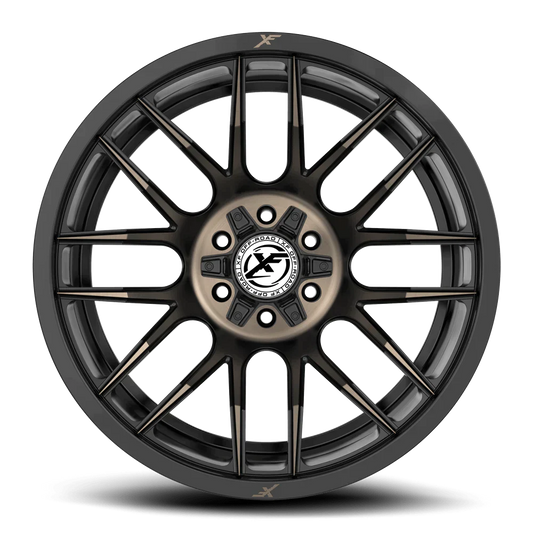 20X12 XF OFF-ROAD XF-232 SATIN BLACK & BRONZE