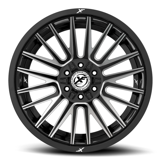 20X10 XF OFF-ROAD XF-234 GLOSS BLACK MILLED