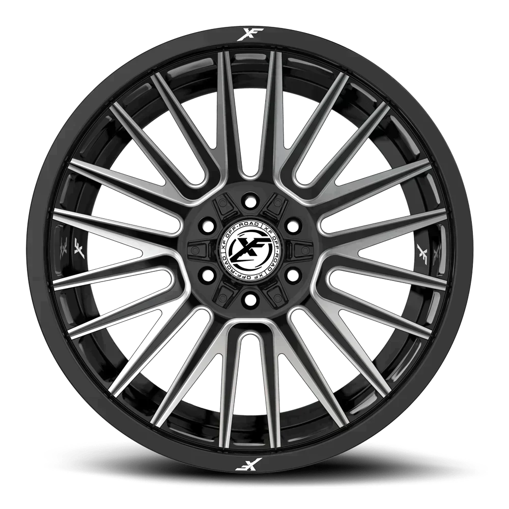 26X12 XF OFF-ROAD XF-234 GLOSS BLACK MILLED