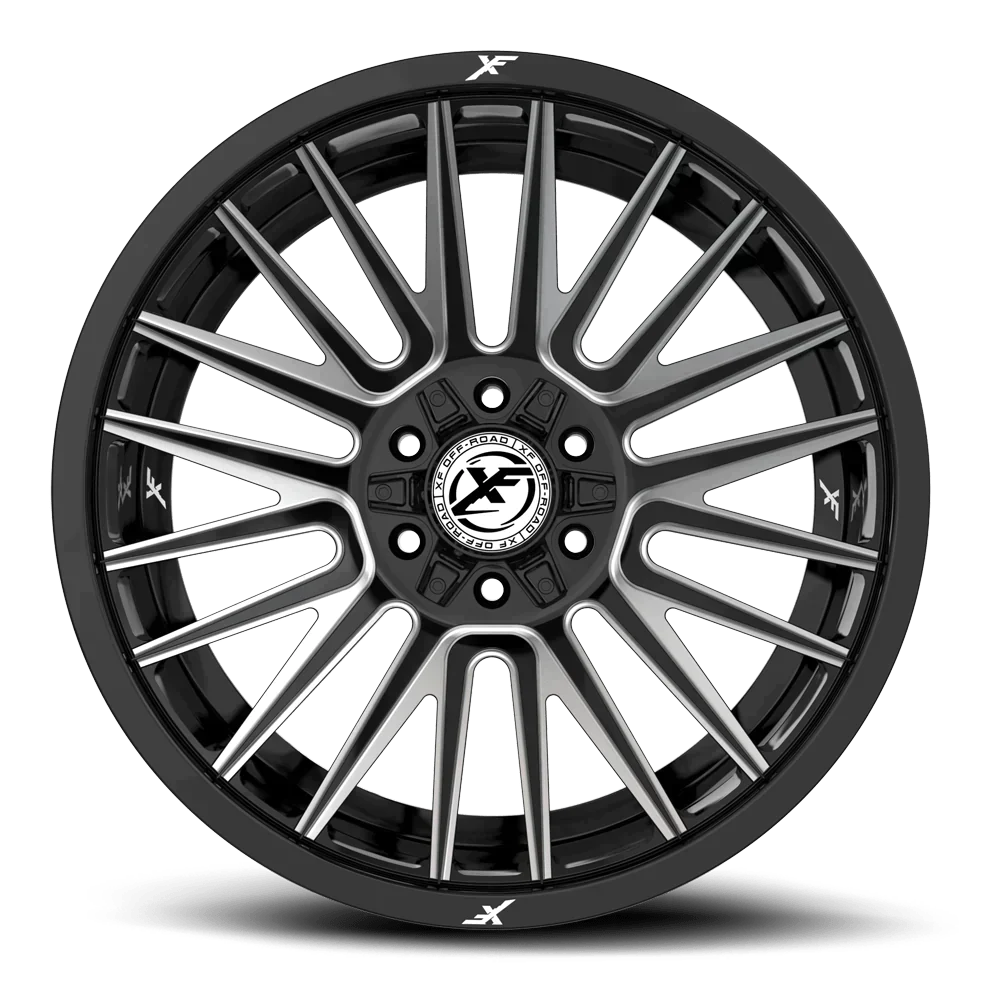 20X9.0 XF OFF-ROAD XF-234 GLOSS BLACK MILLED