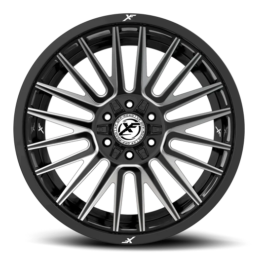 20X9.0 XF OFF-ROAD XF-234 GLOSS BLACK MILLED