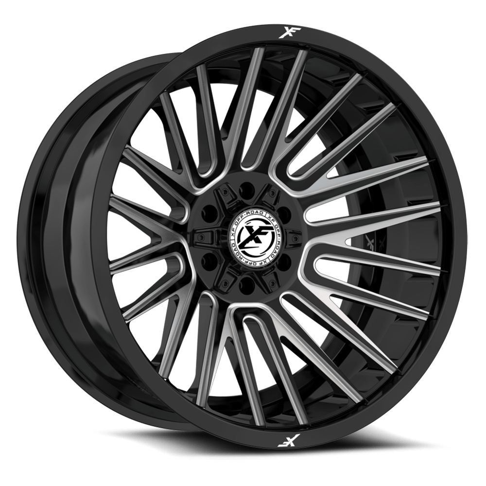 17X9.0 XF OFF-ROAD XF-234 GLOSS BLACK MILLED