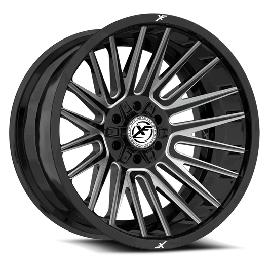 26X14 XF OFF-ROAD XF-234 GLOSS BLACK BRUSHED