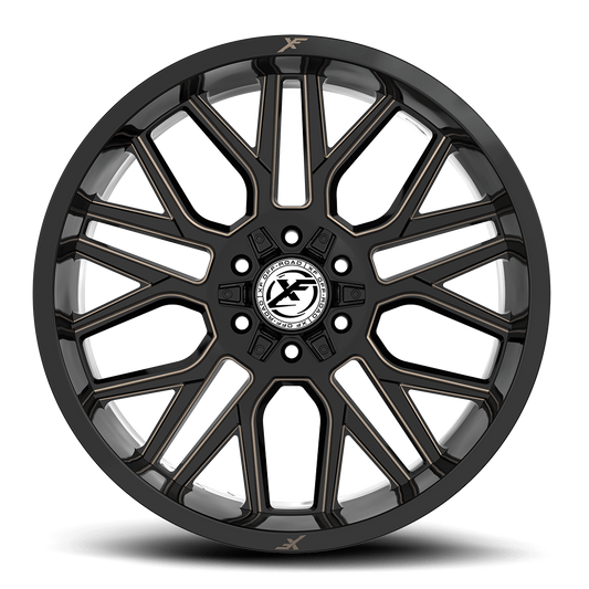 20X10 XF OFF-ROAD XF-235 GLOSS BLACK & BRONZE