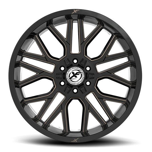 26X12 XF OFF-ROAD XF-235 GLOSS BLACK & BRONZE