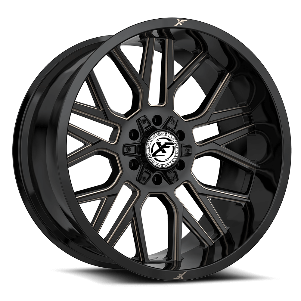 20X10 XF OFF-ROAD XF-235 GLOSS BLACK & BRONZE