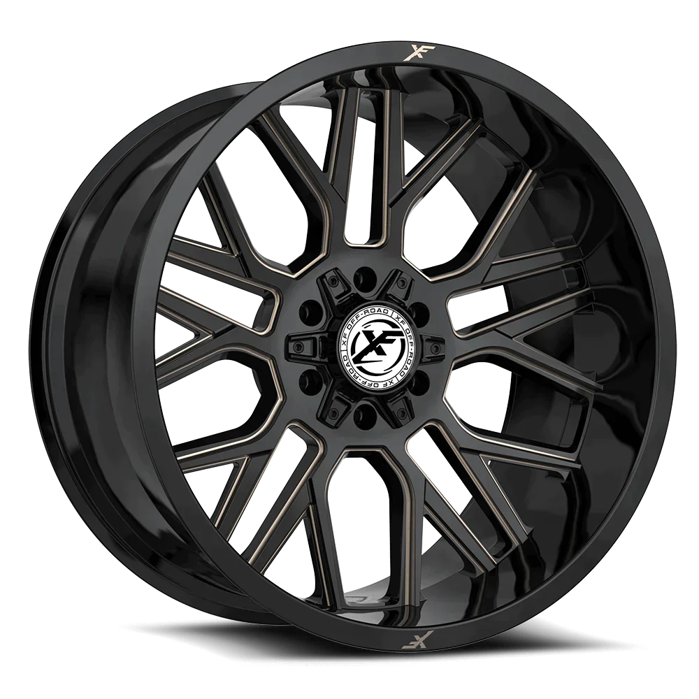 22X12 XF OFF-ROAD XF-235 GLOSS BLACK & BRONZE